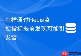 怎样通过redis监控指标提前发现可能引发雪崩的key集中失效？