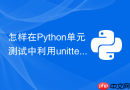 怎样在python单元测试中利用unittest.mock打补丁