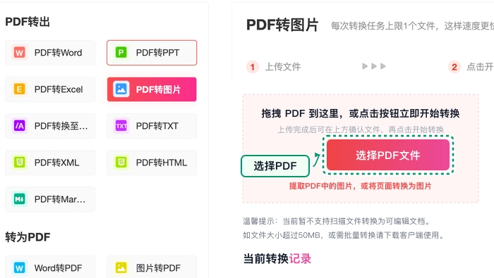 PDF页面怎么保存成图片?图片和文字错位怎么复查