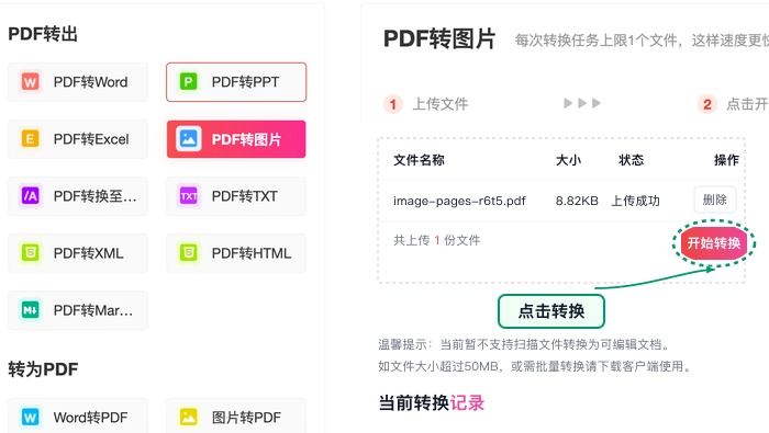 PDF页面怎么保存成图片?图片和文字错位怎么复查