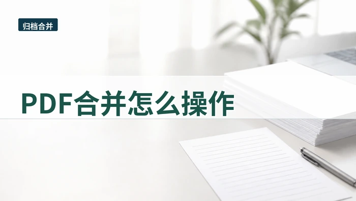 PDF合并怎么操作?打印归档前的处理流程