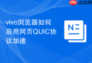 vivo浏览器如何启用网页QUIC协议加速