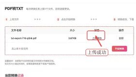 PDF怎么转TXT?结果页保存前要不要预览