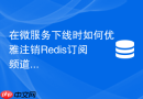 在微服务下线时如何优雅注销Redis订阅频道避免消费异常