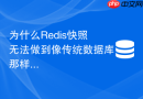 为什么redis快照无法做到像传统数据库那样的实时提交