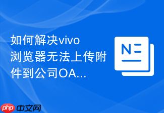 如何解决vivo浏览器无法上传附件到公司oa系统的问题?