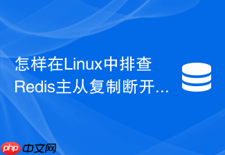 怎样在linux中排查redis主从复制断开的系统原因