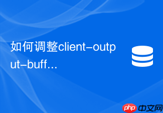 如何调整client-output-buffer-limit以防redis订阅连接被杀
