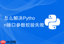 怎么解决python接口参数校验失败
