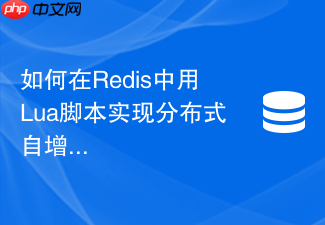 如何在redis中用lua脚本实现分布式自增序列号生成器?