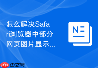 怎么解决safari浏览器中部分网页图片显示空白不加载的问题?
