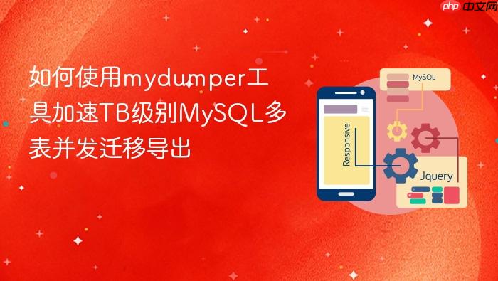 如何使用mydumper工具加速tb级别mysql多表并发迁移导出