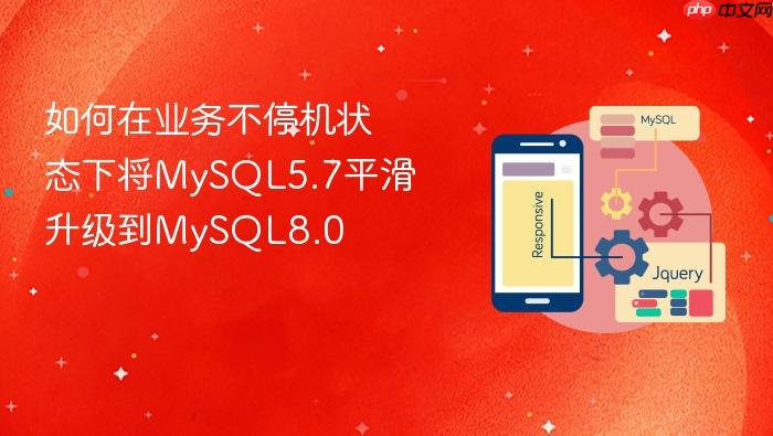 如何在业务不停机状态下将mysql5.7平滑升级到mysql8.0