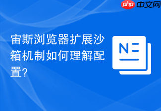 宙斯浏览器扩展沙箱机制如何理解配置？