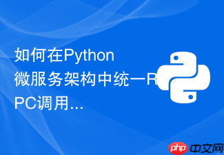 如何在python微服务架构中统一rpc调用异常规范