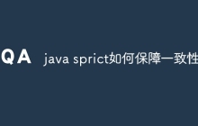 java sprict如何保障一致性