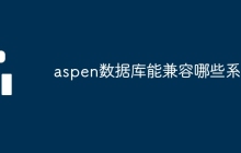 aspen数据库能兼容哪些系统