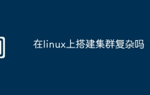 在linux上搭建集群复杂吗