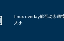 linux overlay能否动态调整大小