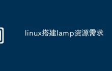 linux搭建lamp资源需求