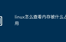 linux怎么查看内存被什么占用