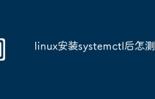 linux安装systemctl后怎测试