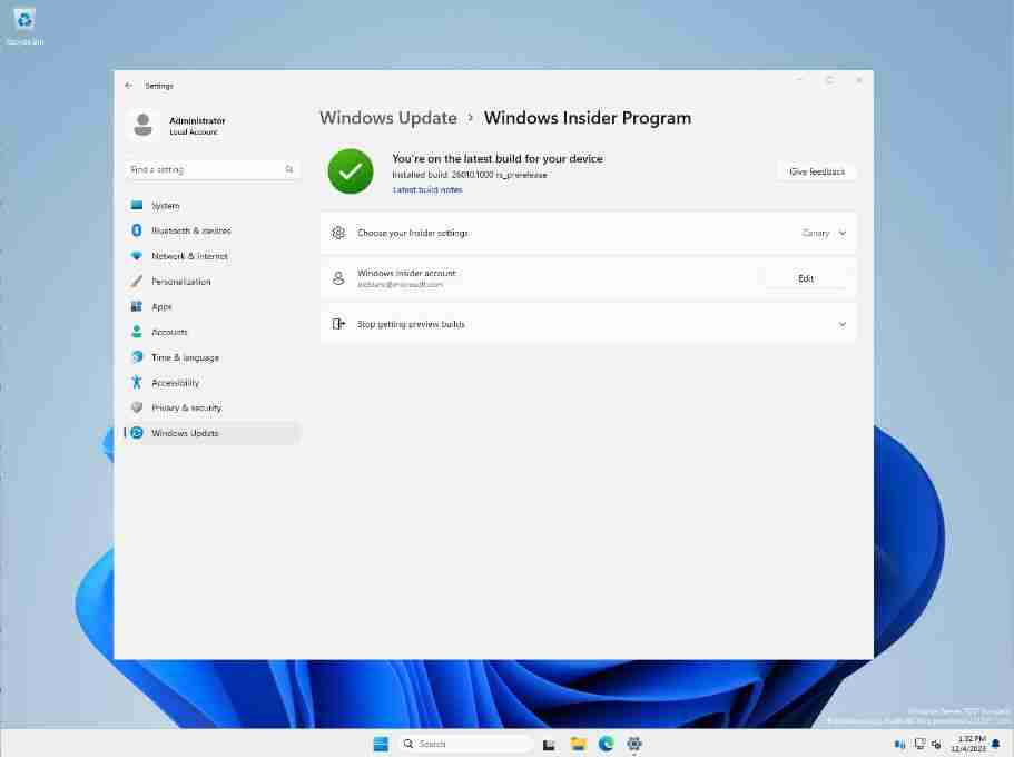 微软 Windows Server 26280 预览版更新:有效期调至 2025 年 9