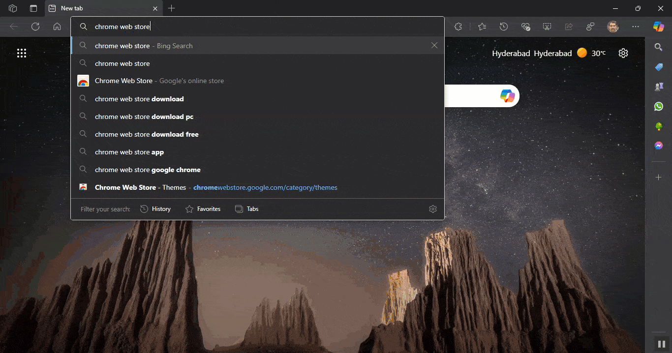 微软“围堵”谷歌浏览器：Bing 搜索“Chrome Web Store”跳推荐