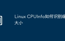 Linux CPUInfo如何识别缓存大小