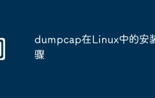 dumpcap在Linux中的安装步骤