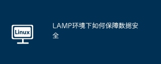 LAMP环境下如何保障数据安全