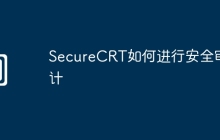 SecureCRT如何进行安全审计