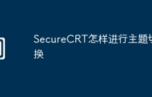 SecureCRT怎样进行主题切换
