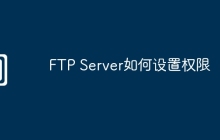 FTP Server如何设置权限