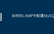 如何在LAMP中配置MySQL