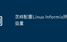 怎样配置Linux Informix环境变量