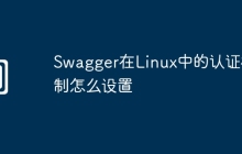 Swagger在Linux中的认证机制怎么设置