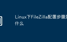 Linux下FileZilla配置步骤是什么