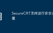 SecureCRT怎样进行安全设置