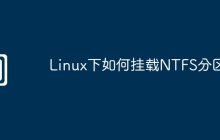 Linux下如何挂载NTFS分区