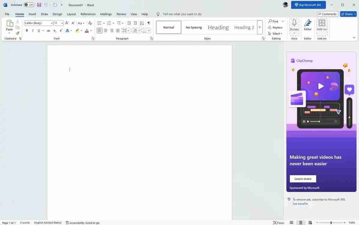 如何免费使用广告版微软 Office 桌面应用