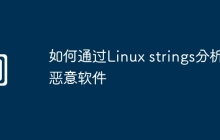 如何通过Linux strings分析恶意软件