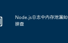 Node.js日志中内存泄漏如何排查