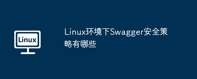 Linux環境下Swagger安全策略有哪些