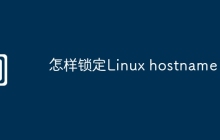 怎样锁定Linux hostname