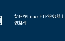 如何在Linux FTP服务器上安装插件