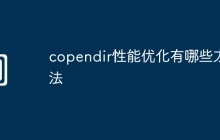 copendir性能优化有哪些方法