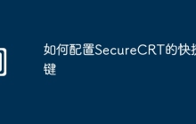 如何配置SecureCRT的快捷键