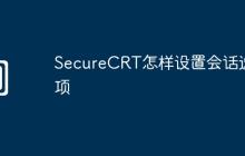 SecureCRT怎样设置会话选项