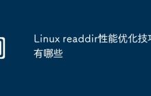 Linux readdir性能优化技巧有哪些